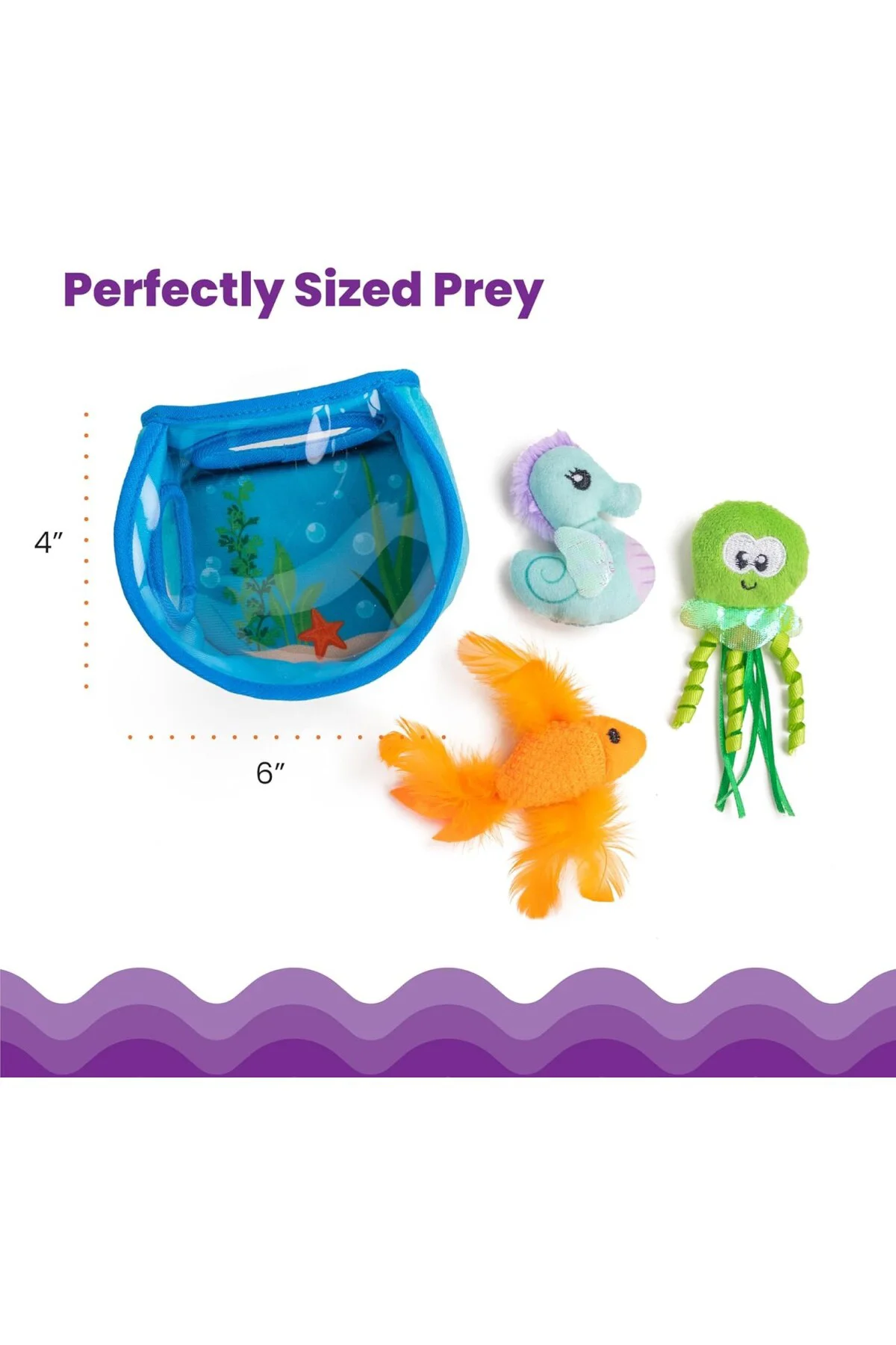 Hide & Seek Fish Bowl İnteraktif Kedi Bulmaca Oyuncak
