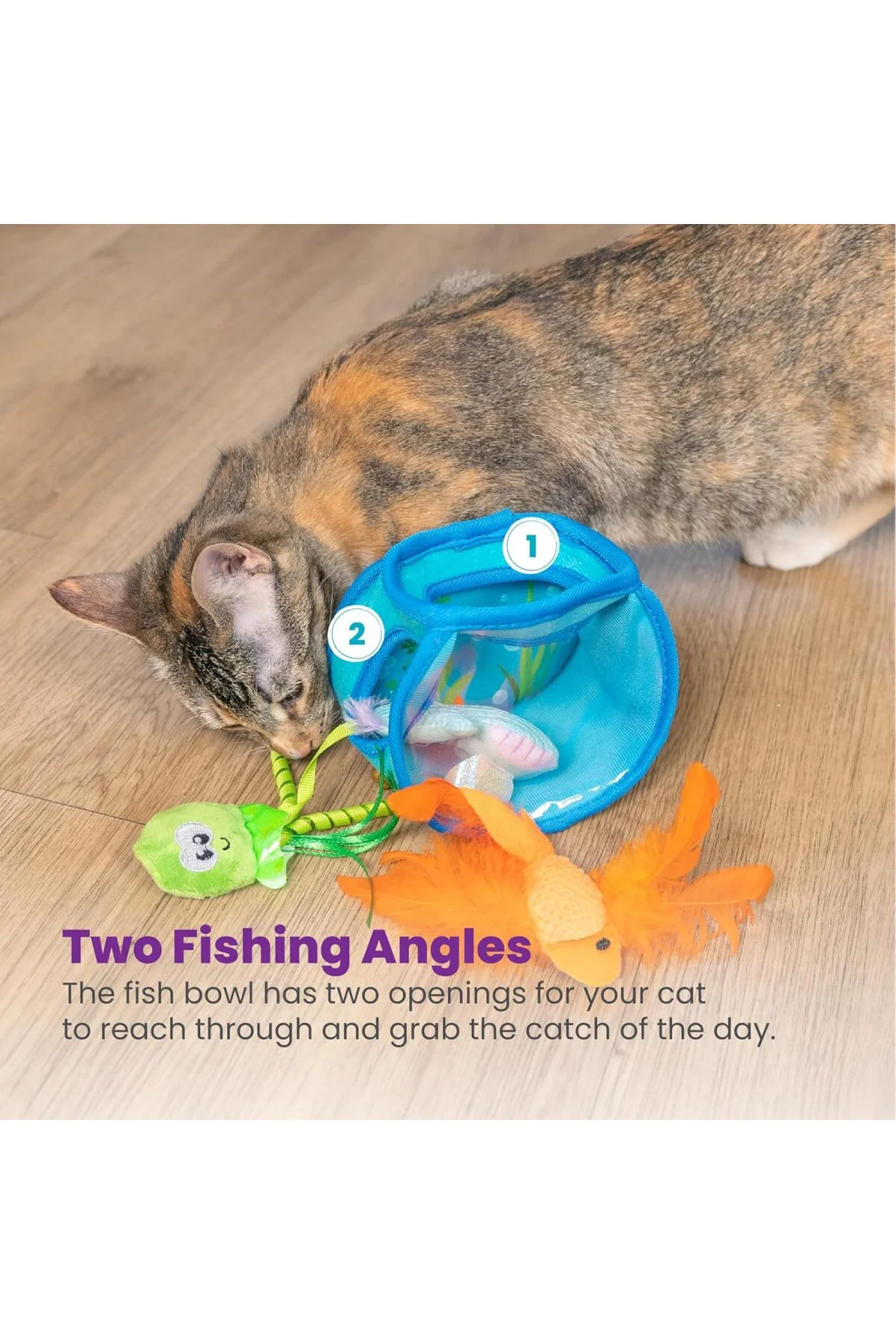 Hide & Seek Fish Bowl İnteraktif Kedi Bulmaca Oyuncak