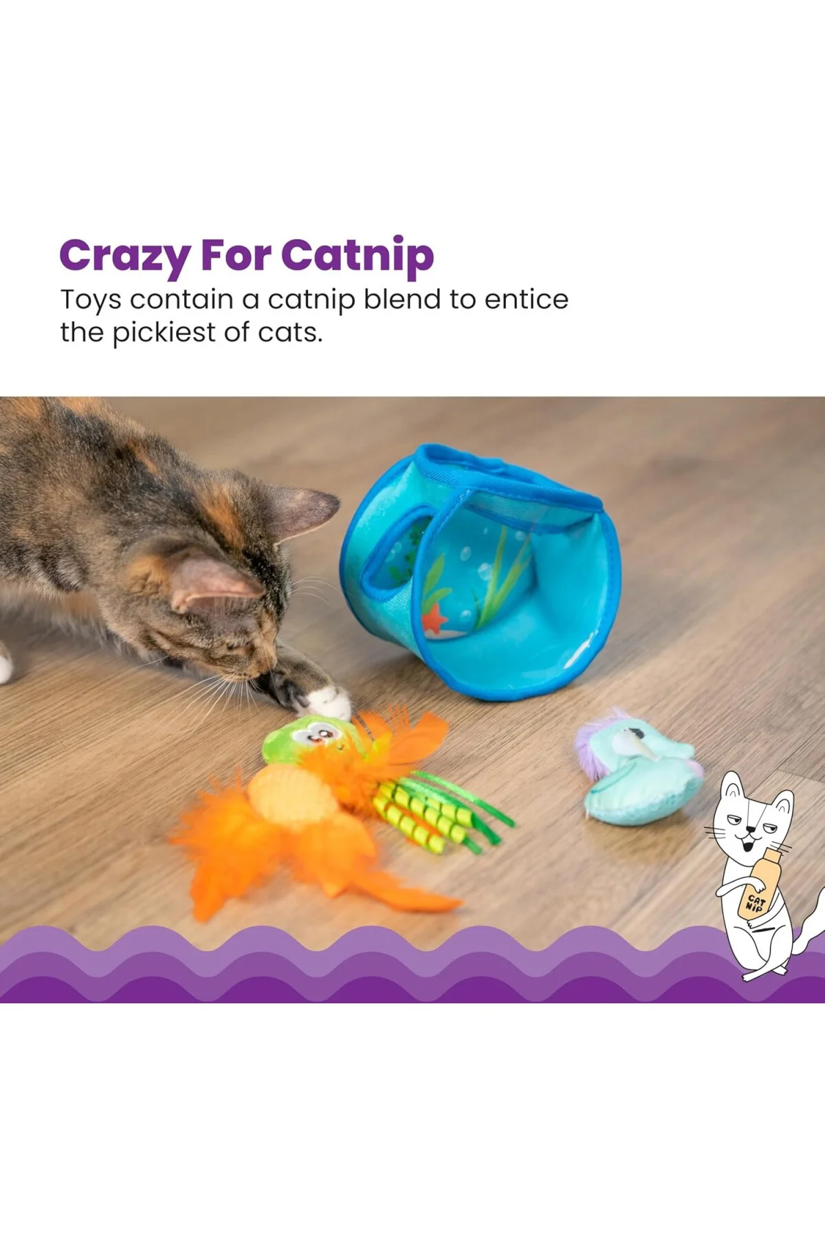 Hide & Seek Fish Bowl İnteraktif Kedi Bulmaca Oyuncak