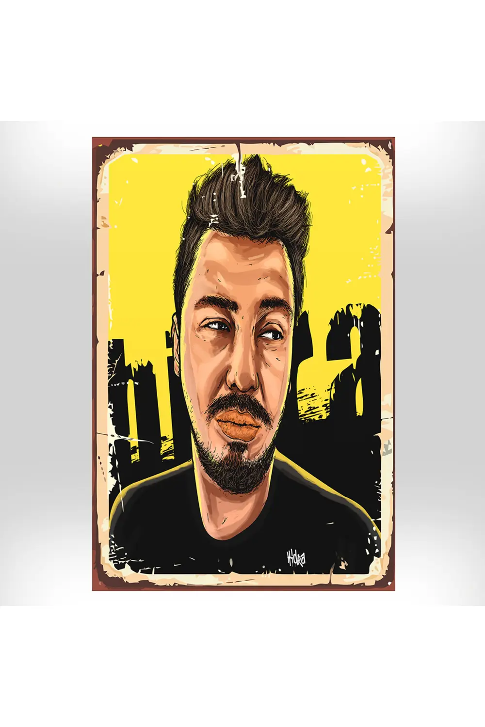 Hidra Tasarımlı 20x30 Cm Retro Ahşap Tablo Fiyatı, Yorumları ve Özellikleri