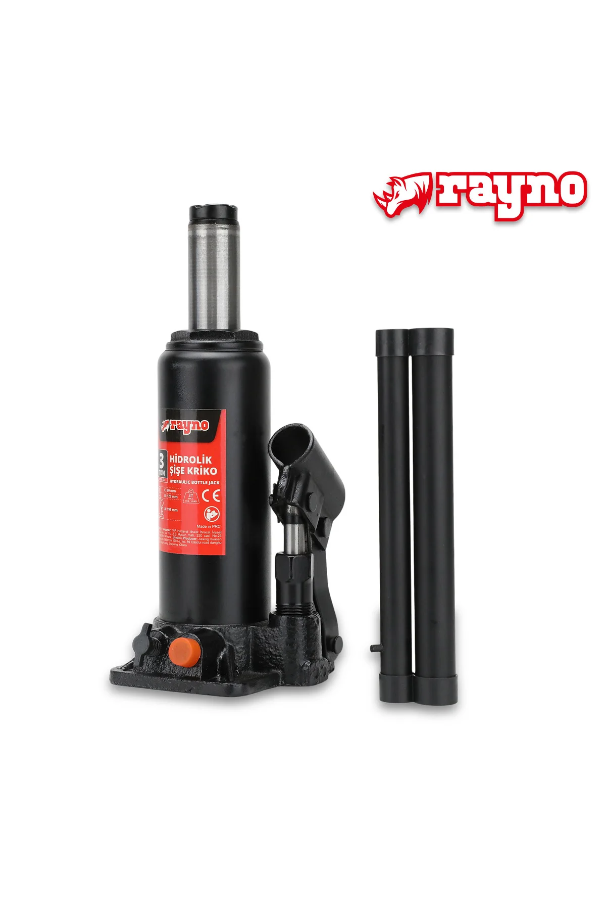 Hidrolik Şişe Kriko 2 Ton - RYNK-S2 Hidrolik Şişe Kriko 2 Ton - RYNK-S2