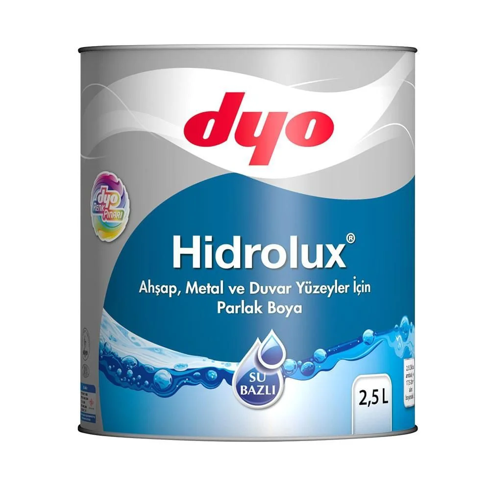 Hidrolüx 2,5 Litre Beyaz Su Bazlı Ahşap Metal Boyası Fiyatı, Yorumları ve Özellikleri