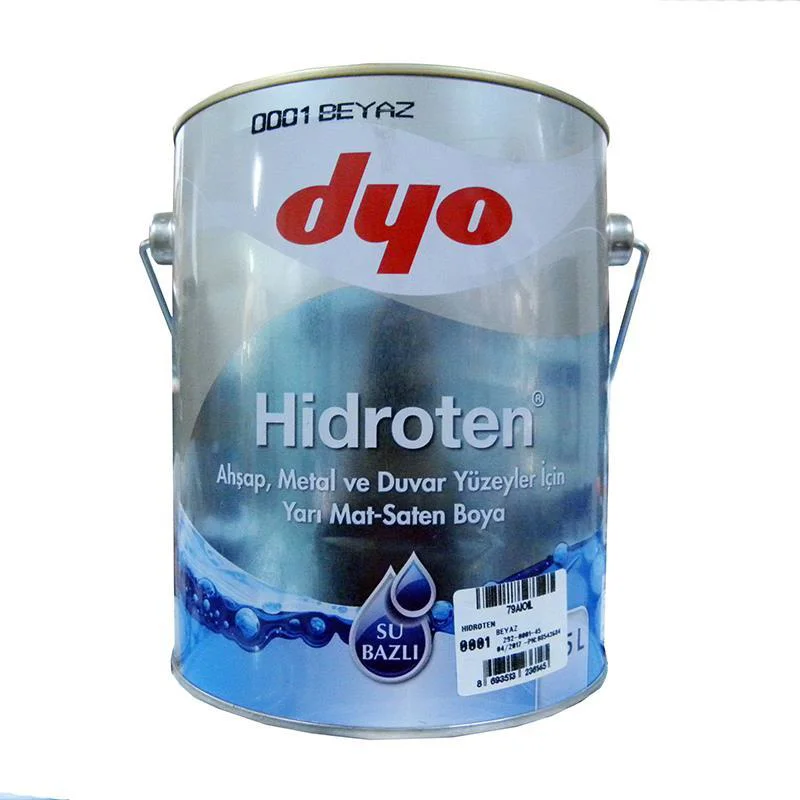 Hidroten Yarı Mat Sen Metal Ahşap Boyası 2,5 Litre