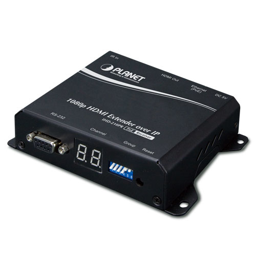 High Definition HDMI IP Sinyal Uzatma Cihazı, Alıcı Ünite, PoE Hi