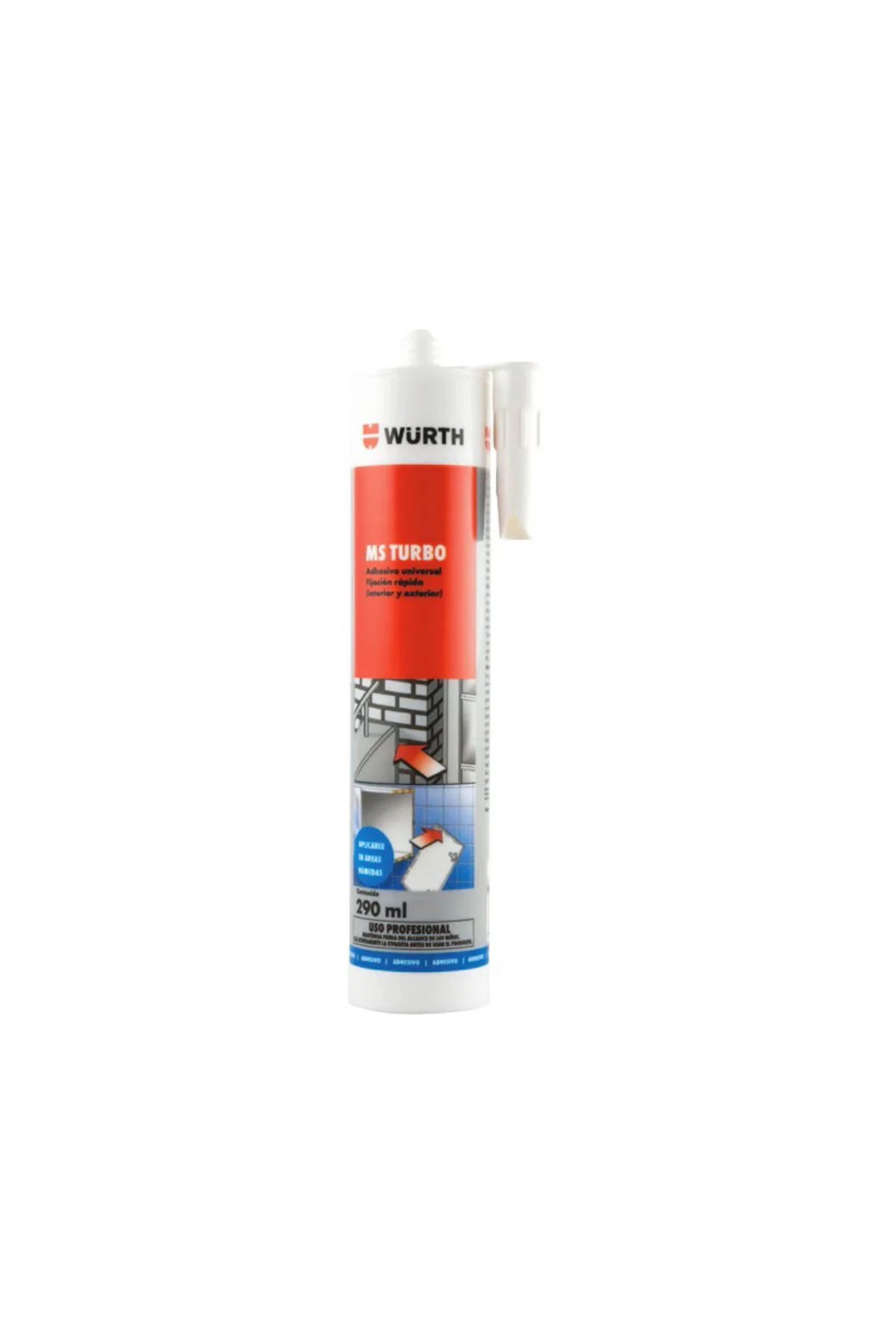 High Tack Yapıştırıcı 290 ml Beyaz - Süper Hızlı Kuruyan MS Turbo High Tack Yapıştırıcı 290 ml Beyaz - Süper Hızlı Kuruyan MS Turbo