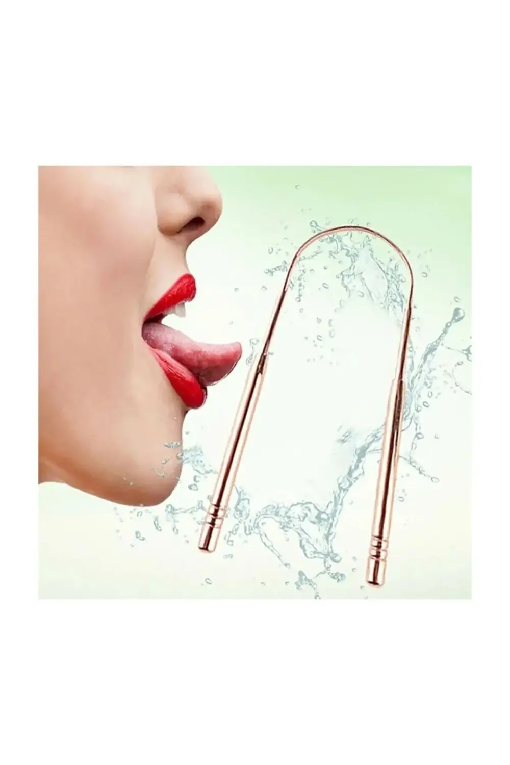 Hijyenik Dil Kazıyıcı Temizleme Dil Sıyırıcı Dil Temizleyici Bakı