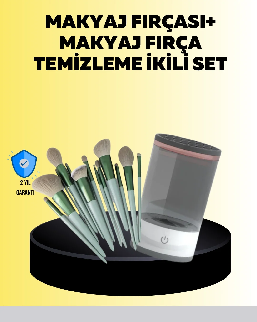 Hijyenik Makyaj İçin 13’lü Fırça Seti ve Elektrikli Temizleyici Fiyatı, Yorumları ve Özellikleri