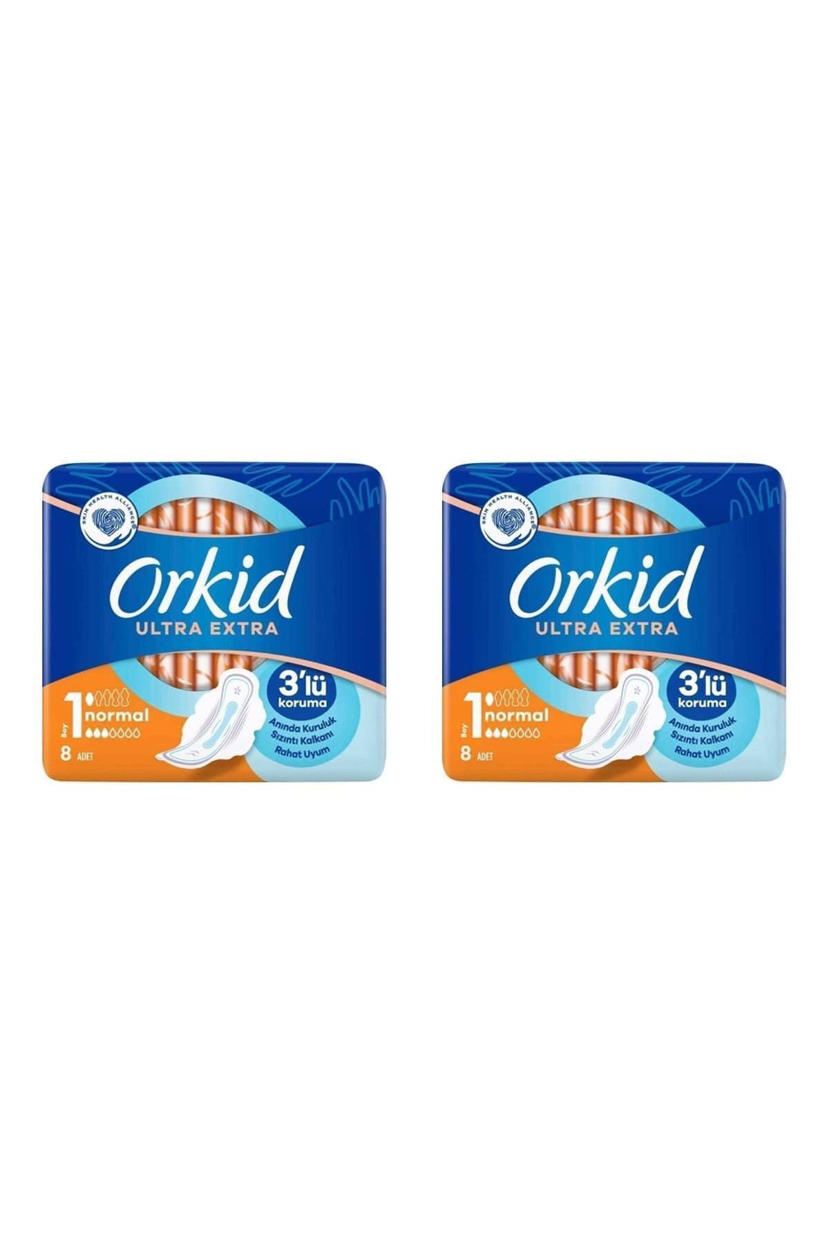Orkid Hijyenik Ped Ultra Extra Tekli Normal X 2 Adet