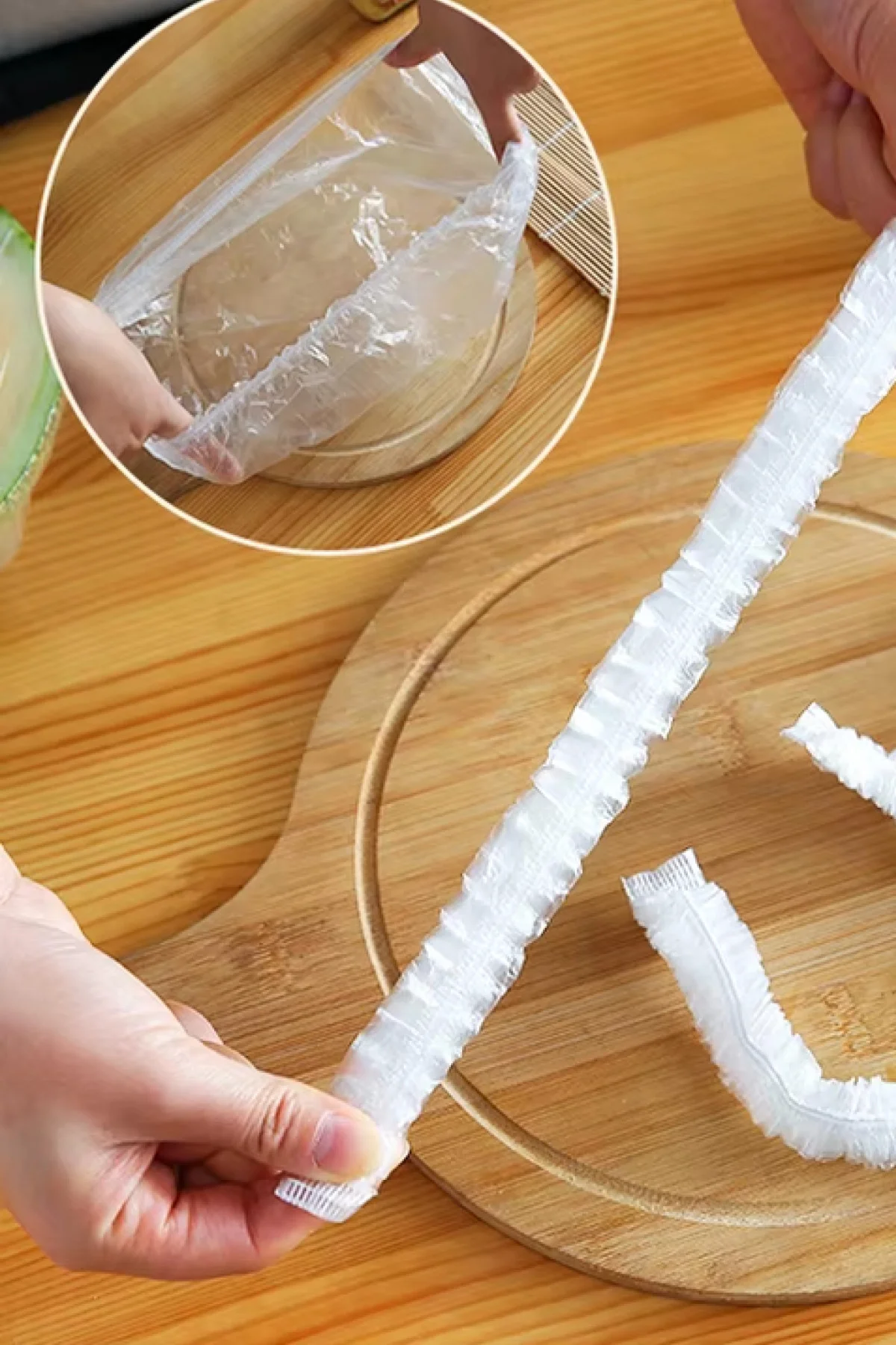 Hijyenik ve Kullanışlı: 100 Adet Lastikli Tabak ve Tencere Bonesi