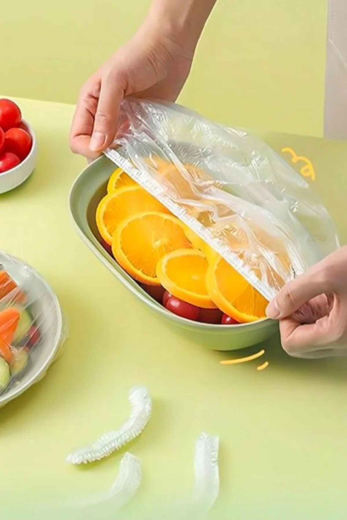 Hijyenik ve Kullanışlı: 100 Adet Lastikli Tabak ve Tencere Bonesi