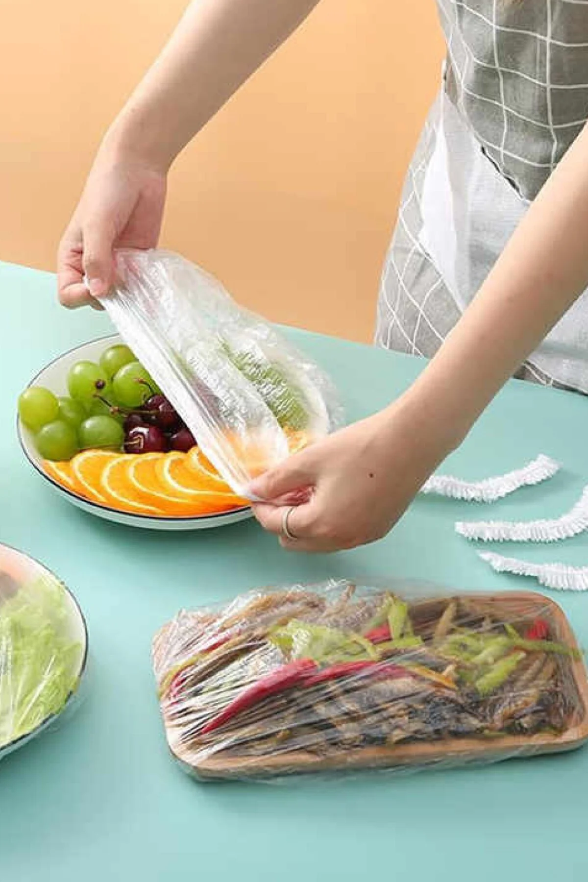 Hijyenik ve Kullanışlı: 100 Adet Lastikli Tabak ve Tencere Bonesi