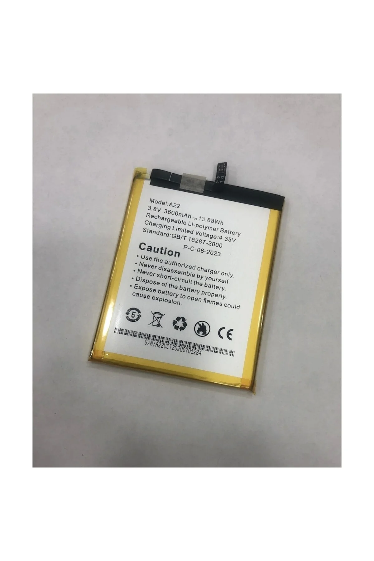 Hiking A22 Batarya 3600 Mah Pil Hiking A22 Batarya 3600 Mah Pil