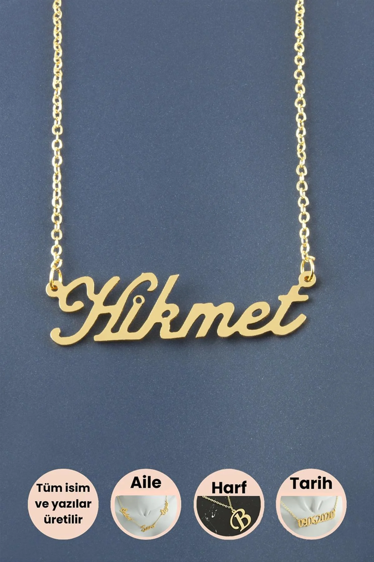 Hikmet İsimli Kolye Hikmet İsimli Kolye