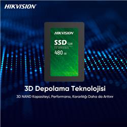 Hikvision 480Gb Ssd Disk Sata 3 Hs-Ssd-C100-480G 550Mb-470Mb Hard