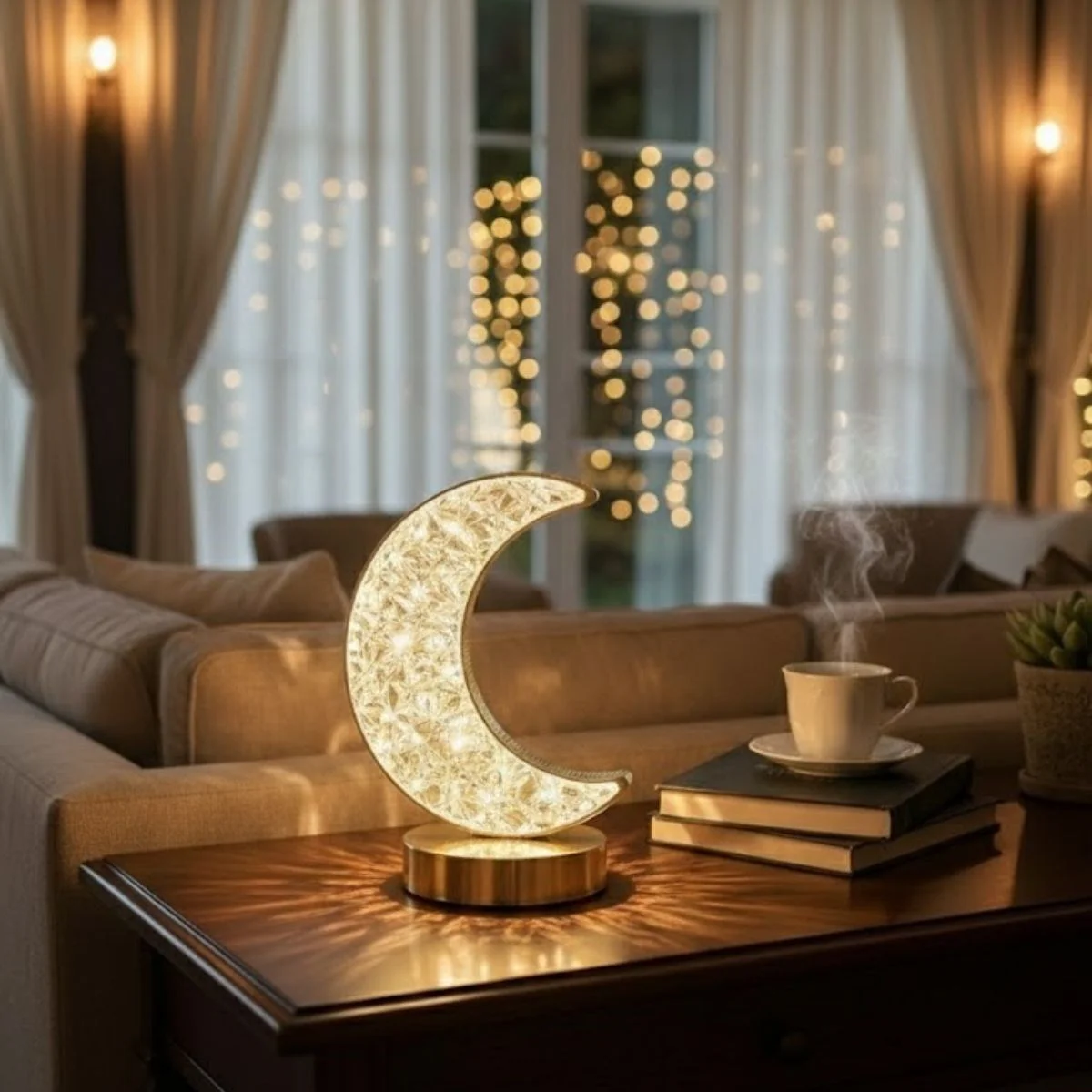 Hilal AY Model Kristal LED Masa Lambası – Dokunmatik, 3 Renk Işık Modlu, Şarjlı Mini Dekoratif Gece Lambası Hilal AY Model Kristal LED Masa Lambası – Dokunmatik, 3 Renk Işık Modlu, Şarjlı Mini Dekoratif Gece Lambası Fiyatı, Yorumları ve Özellikleri