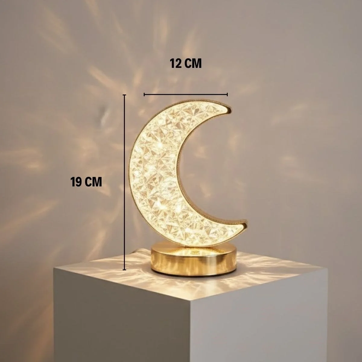 Hilal Ay Model Kristal Led Masa Lambası – Dokunmatik, 3 Renk Işık Modlu, Şarjlı Mini Dekoratif Gece Lambası Bx40 Fiyatı, Yorumları ve Özellikleri