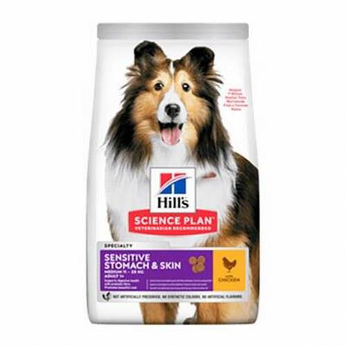Hill's Hills Adult Sensitive Stomach&Skin Chicken Mide Ve Deri Hassasiye