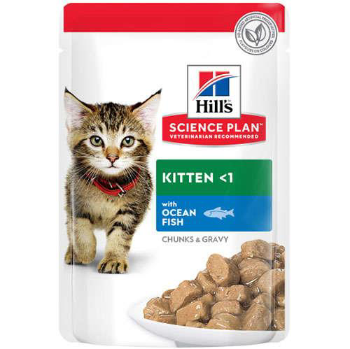 Hills Chunks İn Gravy Kitten Okyanus Balıklı Yavru Kedi Konsaerve