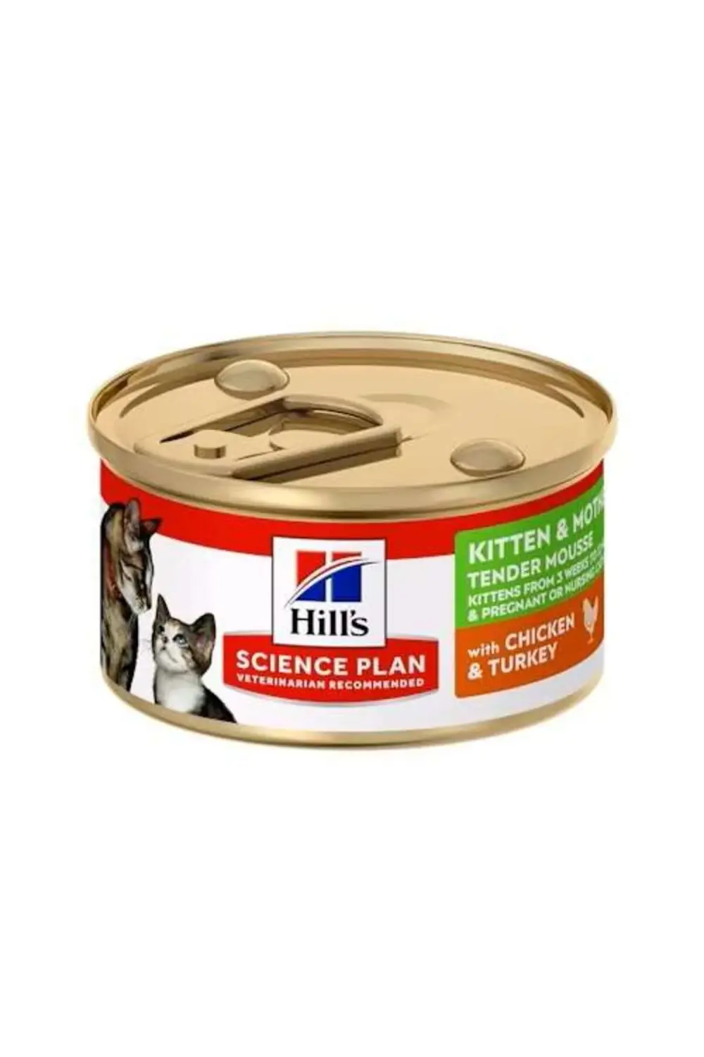 Hill's Hills Kitten Mother Tavuk Ve Hindili Yavru Ve Anne Kedi Yaş Mamas