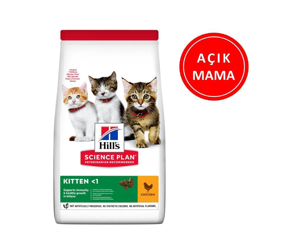 Hills Kitten Tavuklu Yavru Kedi Maması 1 Kg AÇIK Hills Kitten Tavuklu Yavru Kedi Maması 1 Kg AÇIK