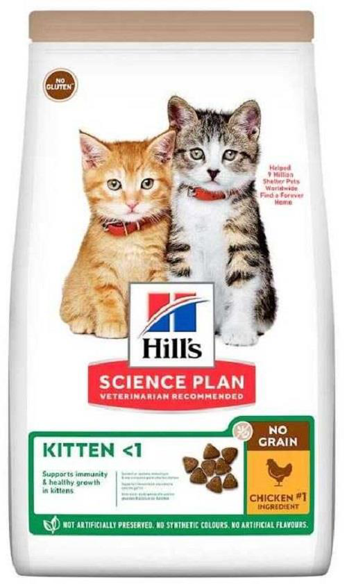Hills Kitten Tahılsız Tavuklu Yavru Kedi Maması 1,5 Kg Hills Kitten Tahılsız Tavuklu Yavru Kedi Maması 1,5 Kg
