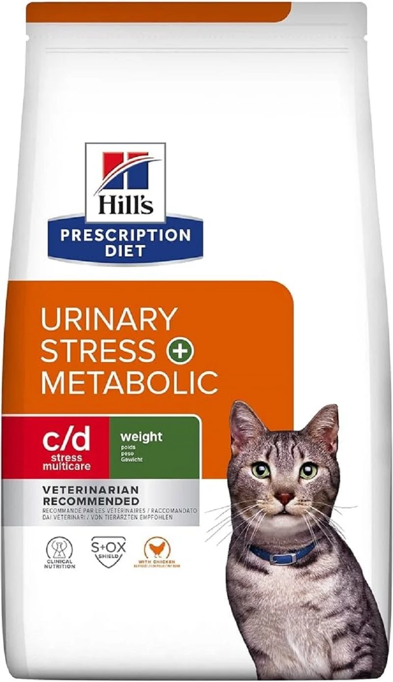 Hills Prescription Diet Urinary Stress + Metabolic c/d Multicare Tavuklu Kedi Kuru Maması 3 kg