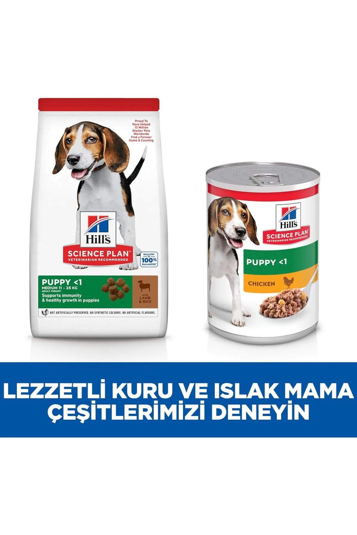 Hills Puppy Kuzulu Medium Yavru Köpek Maması 14 kg