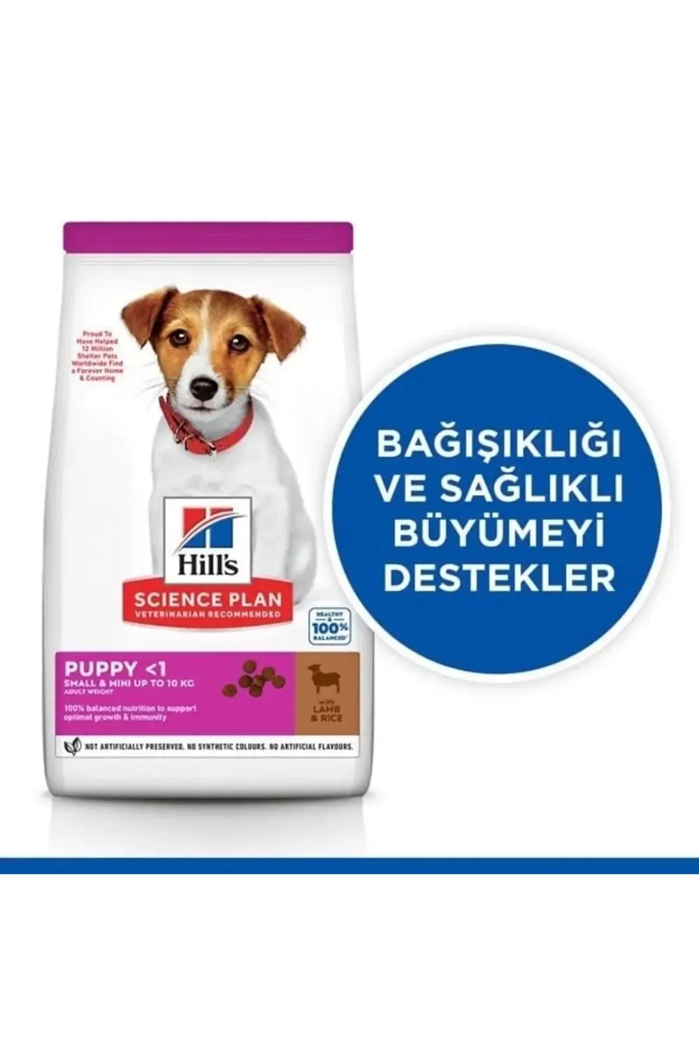 Hills Puppy Small & Mini Kuzu Etli Küçük Irk Yavru Köpek Maması 6