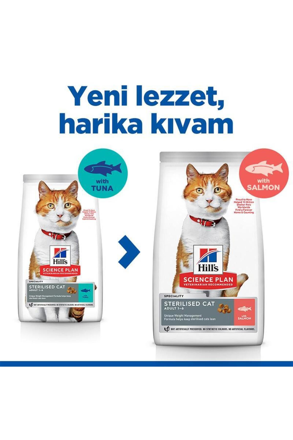 Hill's  Science Plan Somonlu Kısırlaştırılmış Yetişkin Kedi Maması