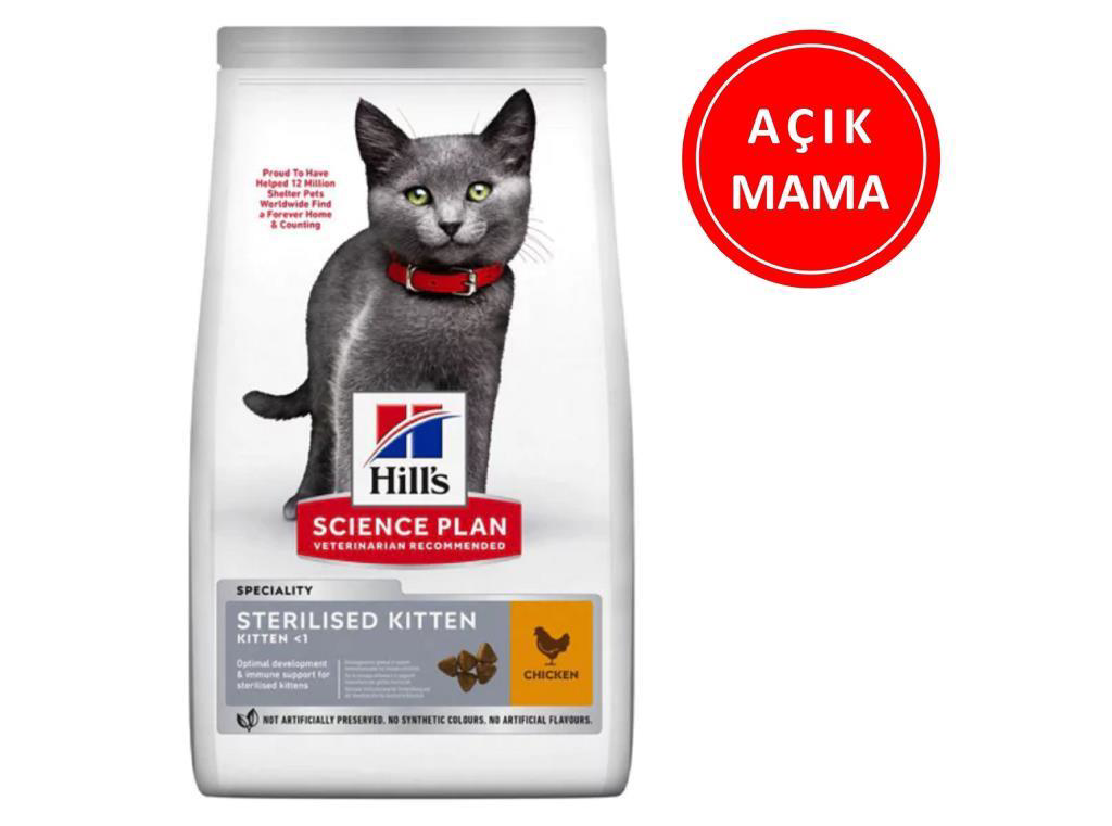 Hills Sterilised Kitten Tavuklu Kısırlaştırılmış Yavru Kedi Mamas