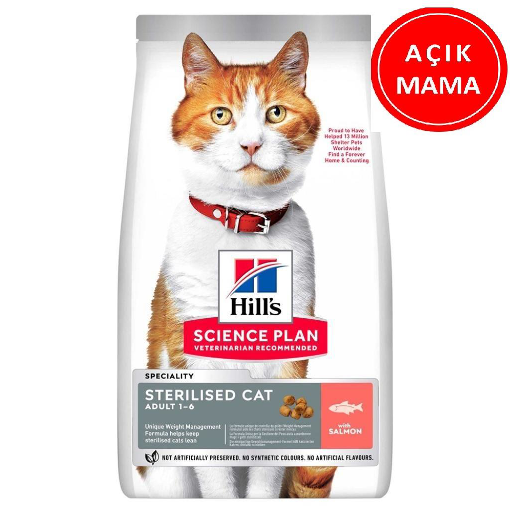 Hills Sterilised Kısırlaştırılmış Somon Balıklı Kedi Maması 1 Kg 