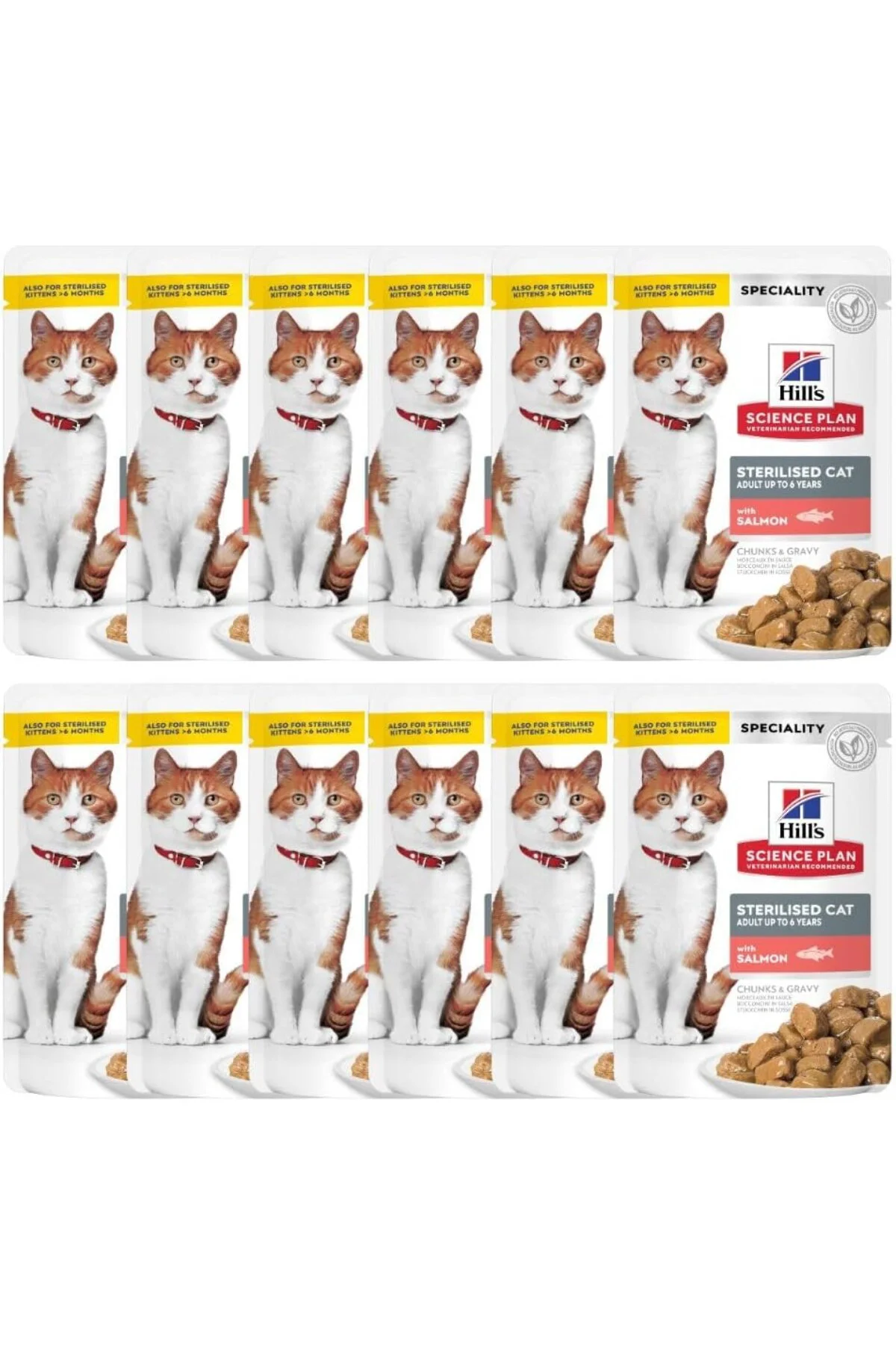 Hills Sterilised Adult Cat Food Somonlu Kısırlaştırılmış Yaş Kedi