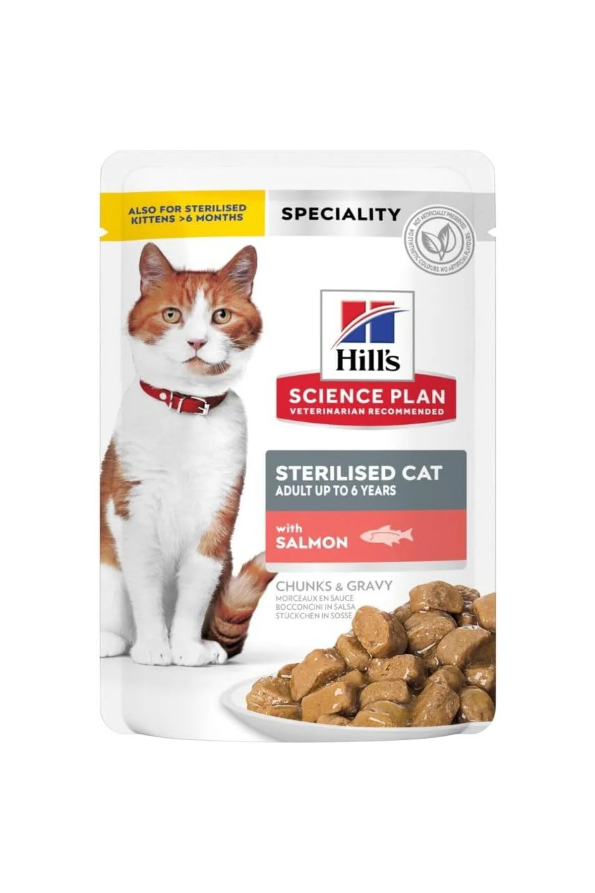 Hills Sterilised Adult Cat Food Somonlu Kısırlaştırılmış Yaş Kedi