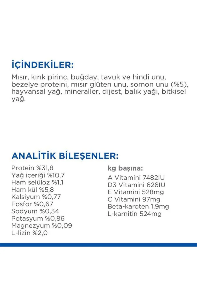 Hills Sterilised Kısırlaştırılmış Somon Balıklı Kedi Maması 1,5 Kg