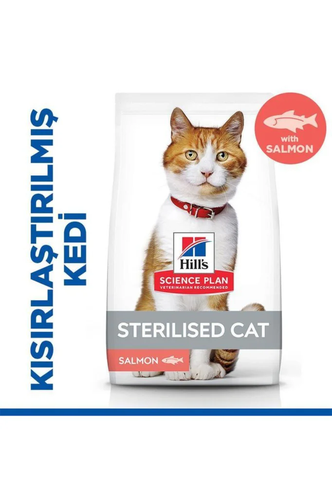 Hills Sterilised Kısırlaştırılmış Somon Balıklı Kedi Maması 1,5 Kg