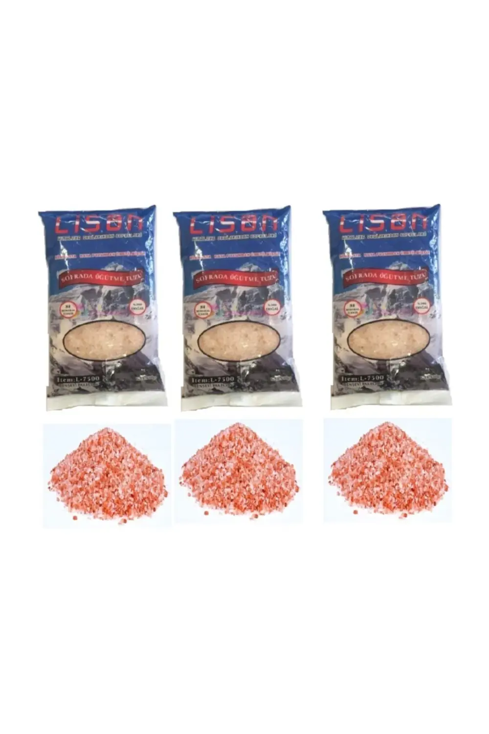 Himalaya Ithal Himalaya Tuzu Öğütmelik Tuz Granül Iri Tane Açık P