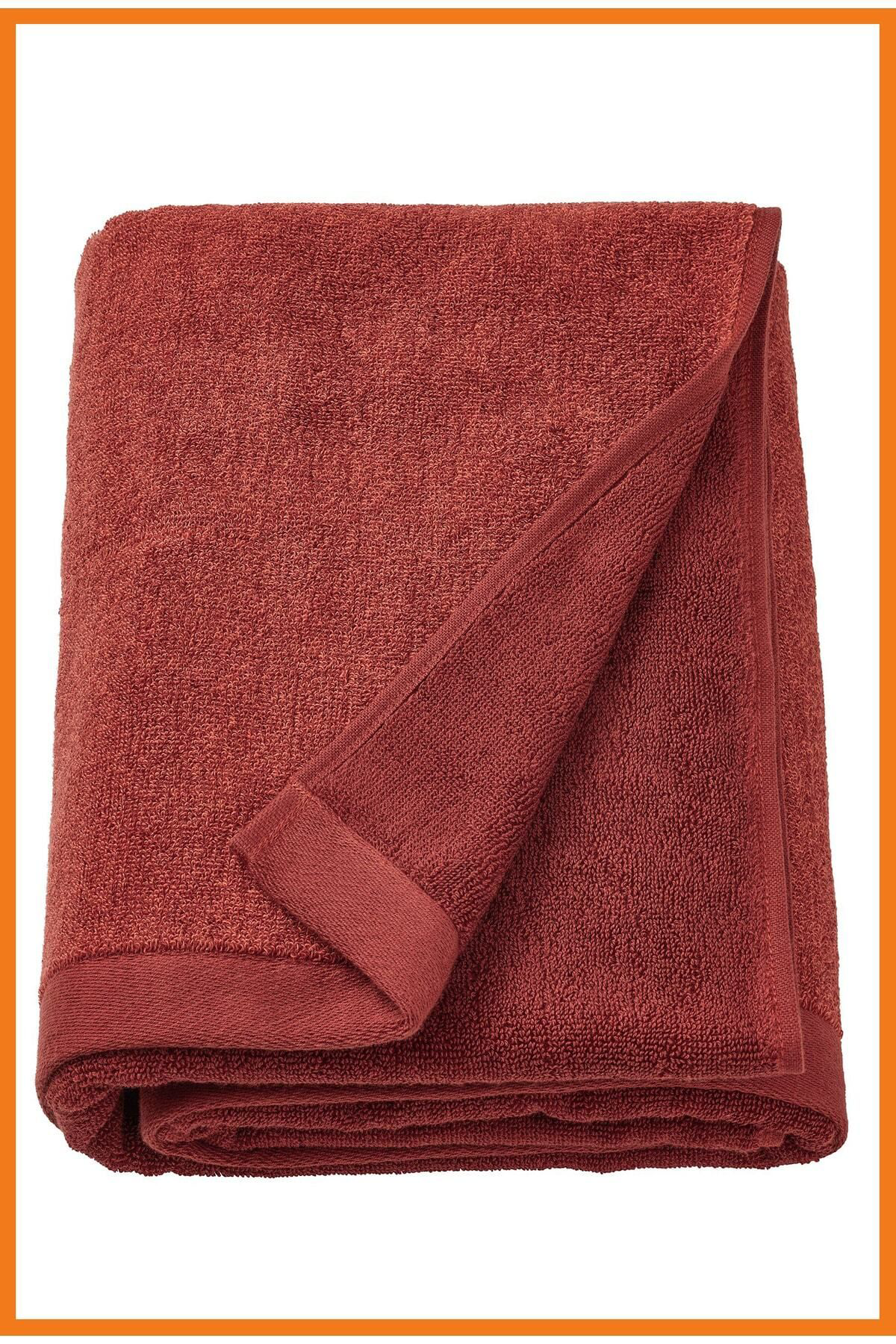 Alony Home Himlean Banyo Havlusu 100 X 150 Cm %100 Pamuk Kırmızı