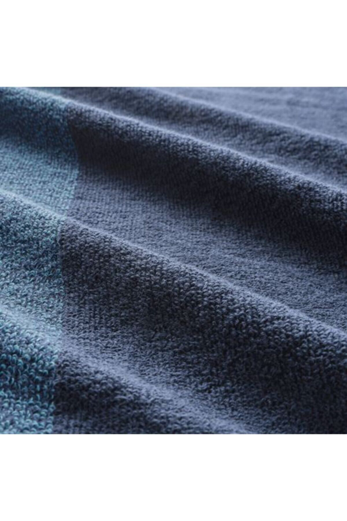 İkea Hımlean Banyo Havlusu, Koyu Mavi-Melanj, 100X150 Cm
