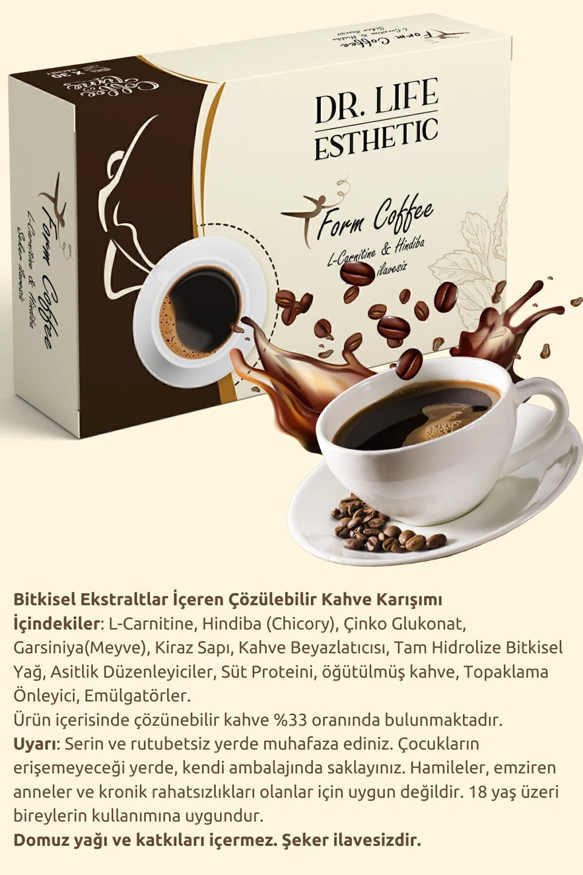 Hindiba Kahvesi 30'lu 1 Aylık Kullanım 150 Gr