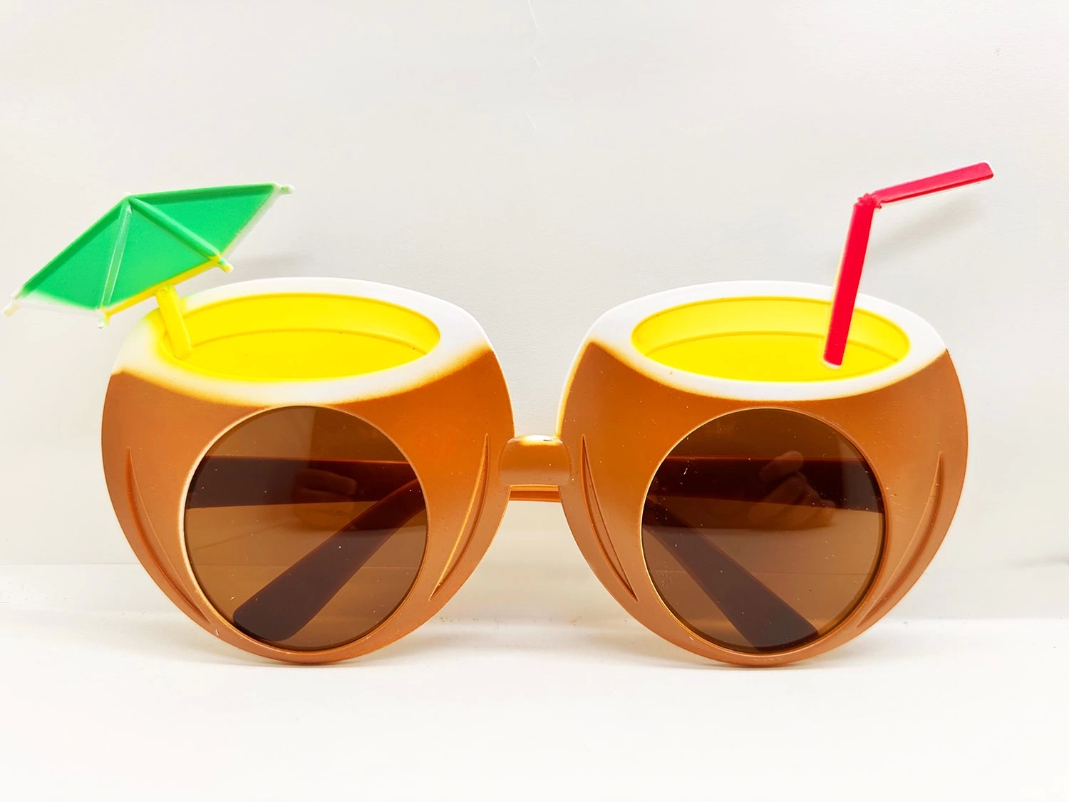 Just Cheap Store Hindistan Cevizi Tropikal Hawaii Yaza Merhaba Parti Gözlüğü