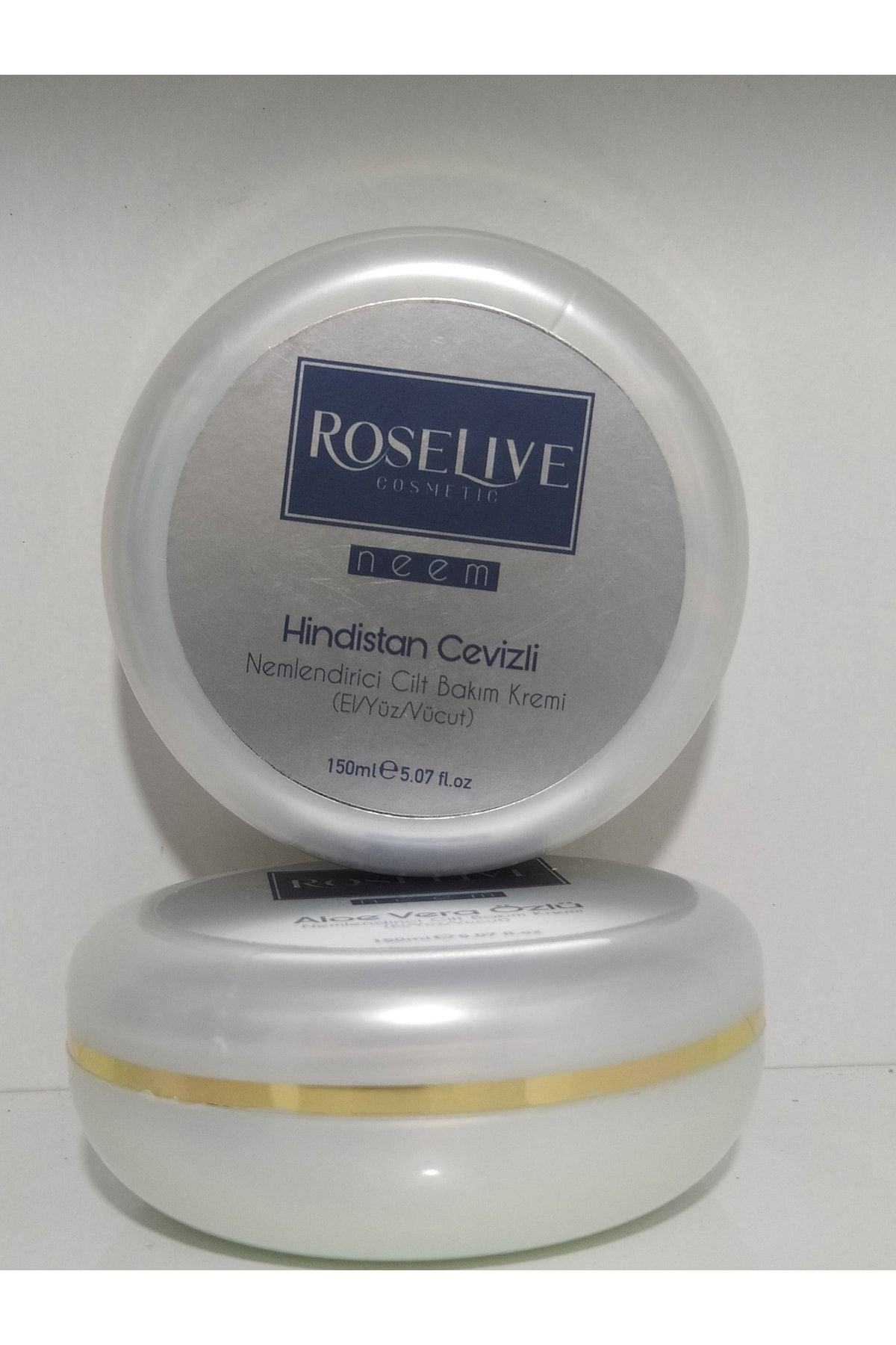 Roselive Hindistan Cevizli Nemlendirici Cilt Bakım Kremi 150 Ml