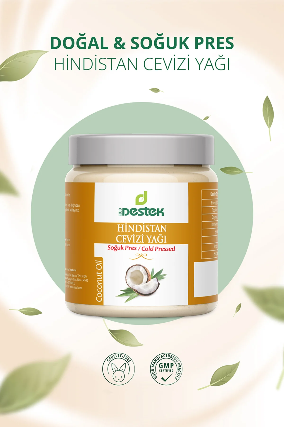 Hindistan Cevizi 300 ml Yağı (SOĞUK SIKIM)