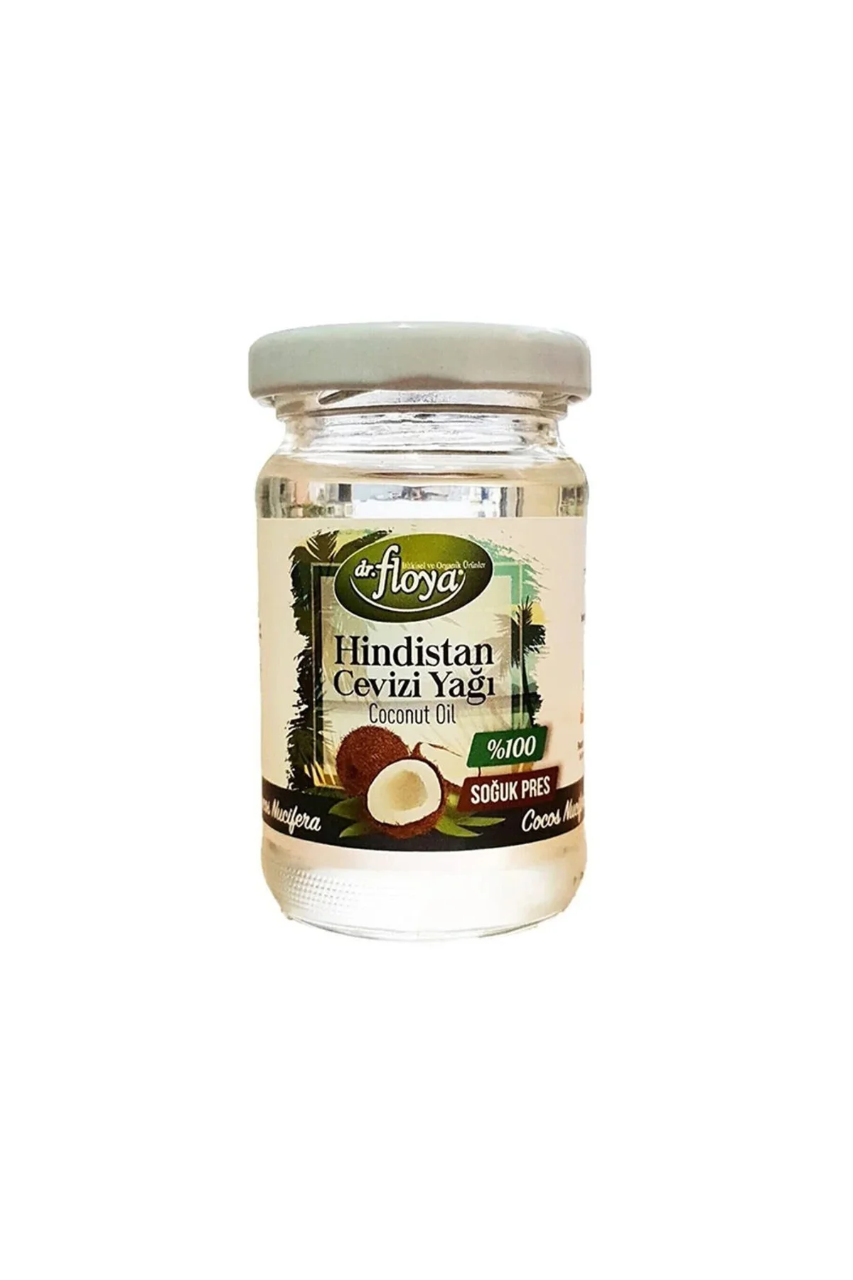Hindistan Cevizi Yağı Soğuk Sıkım 100 mL Hindistan Cevizi Yağı Soğuk Sıkım 100 mL