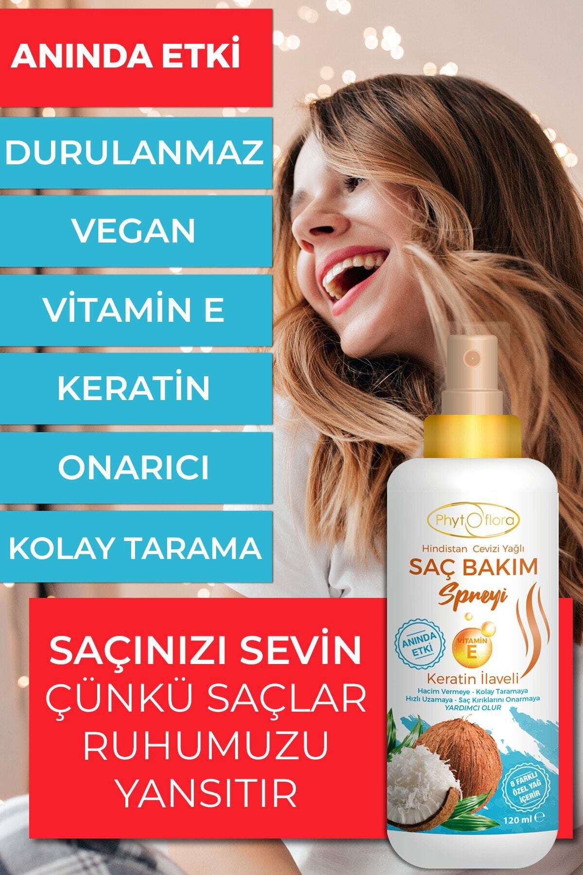 Hindistan Cevizi Yağlı Saç Bakım Spreyi 120 Ml Ve Tırnak Bakım Ya