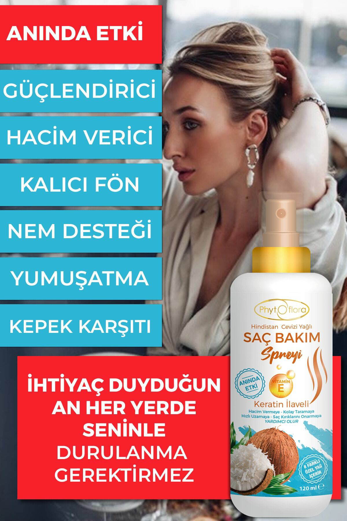 Hindistan Cevizi Yağlı Saç Bakım Spreyi 120 Ml Ve Tırnak Bakım Ya