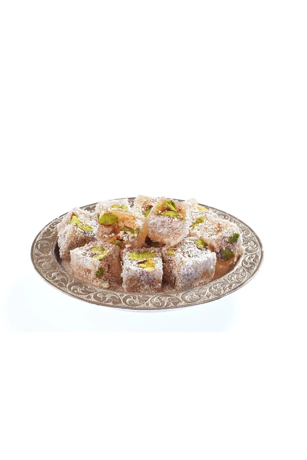 Hindistan Cevizli Antep Fıstıklı Mini Lokum-100 g Fiyatı, Yorumları ve Özellikleri