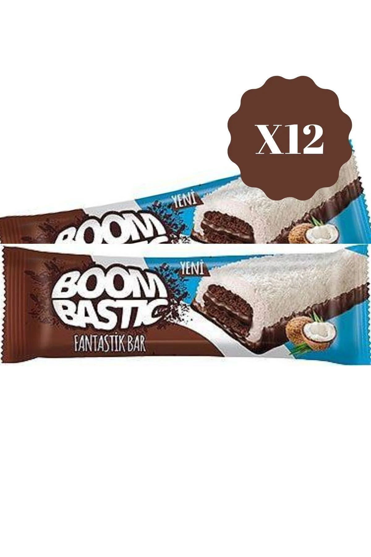 Hindistan Cevizli Boombastic Fantastik Bar 40 gr 12 Adet