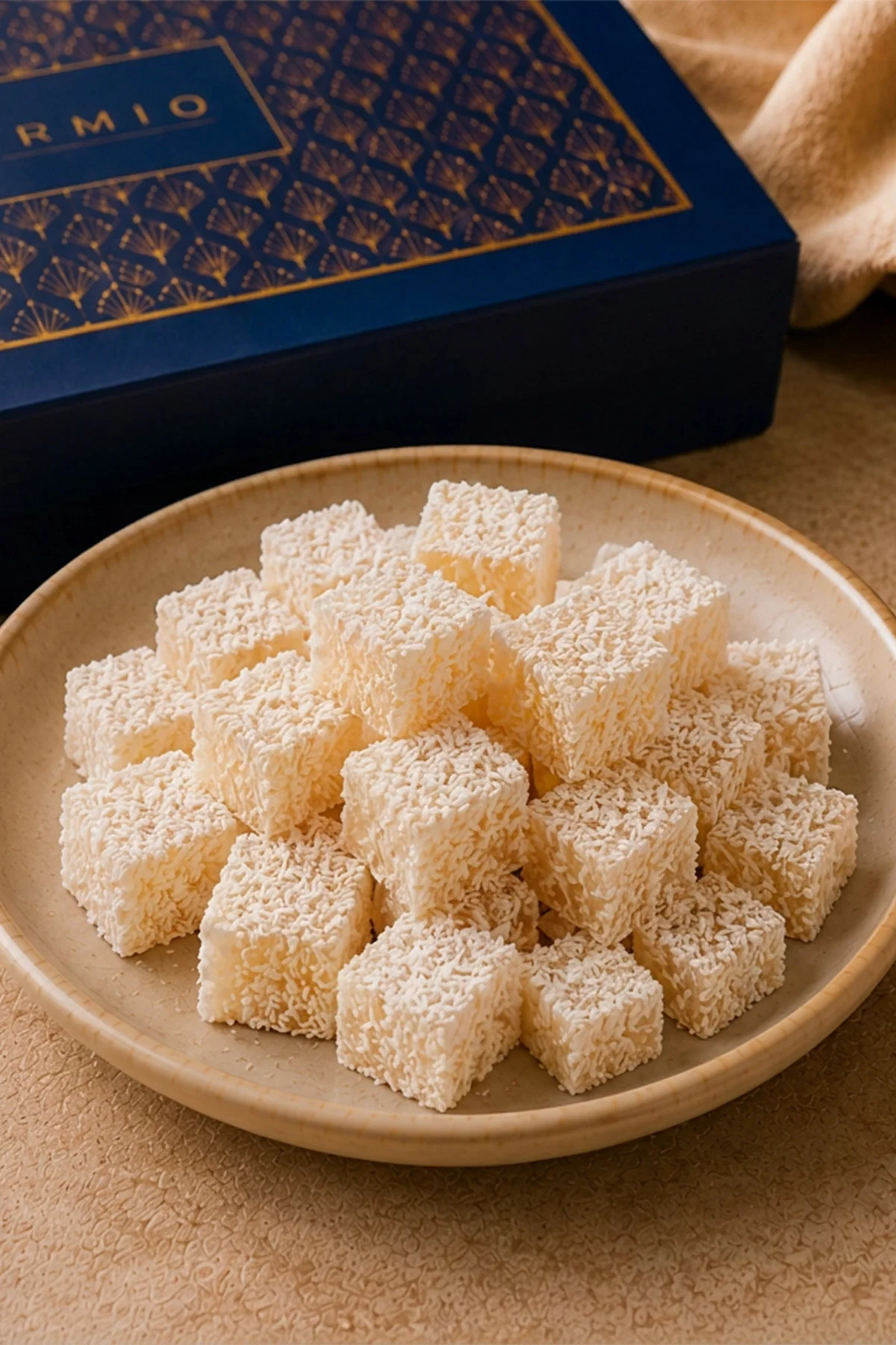 Hindistan Cevizli Lokum - 1kg - Glikoz İçermez