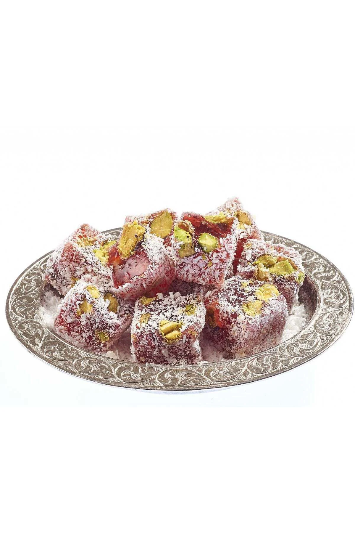 Hindistan Cevizli, Narlı, Antep Fıstıklı Mini Lokum-750 g Fiyatı, Yorumları ve Özellikleri