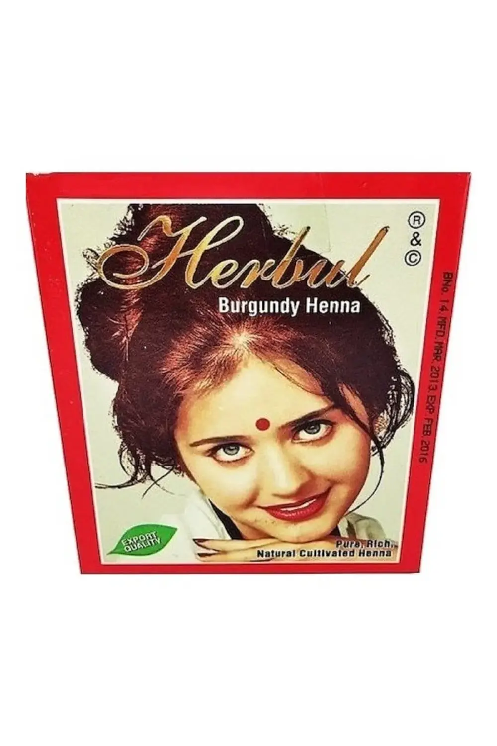 Hint Kınası Kızıl Renk 6 Lı 1 Kutu